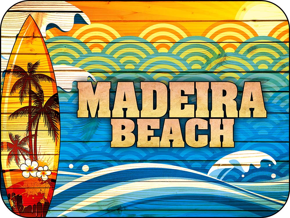 Madeira Beach Florida Surf Magnet