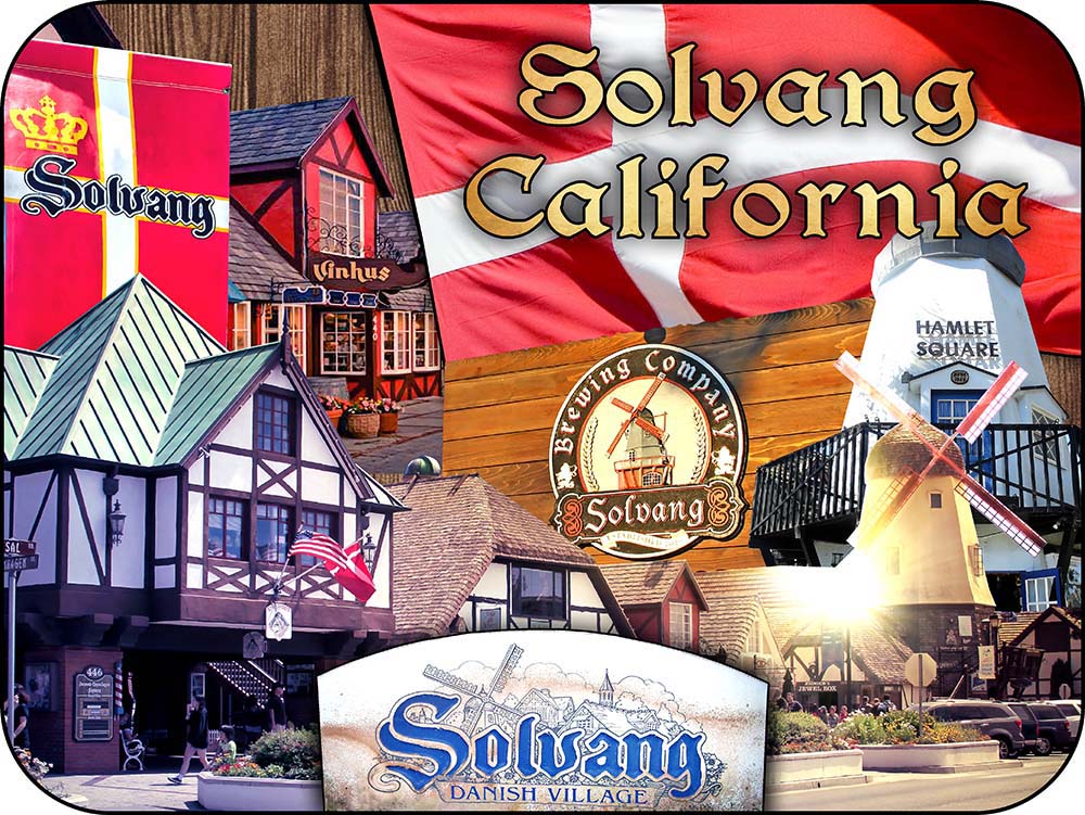 Solvang California Town Magnet