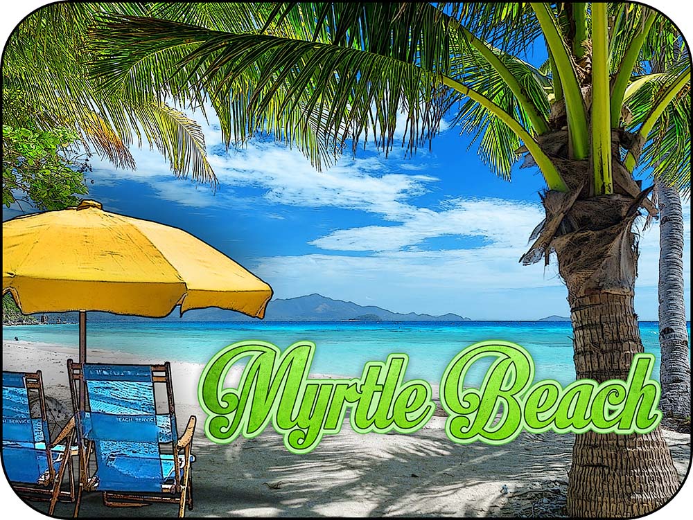 Myrtle Beach South Carolina Beach Chairs Magnet