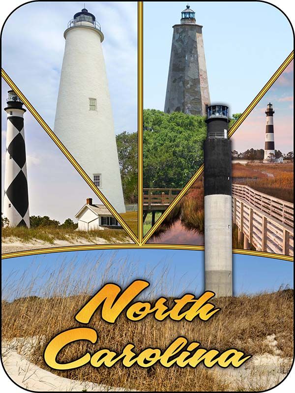 Lighthouses NorthCarolina Magnet