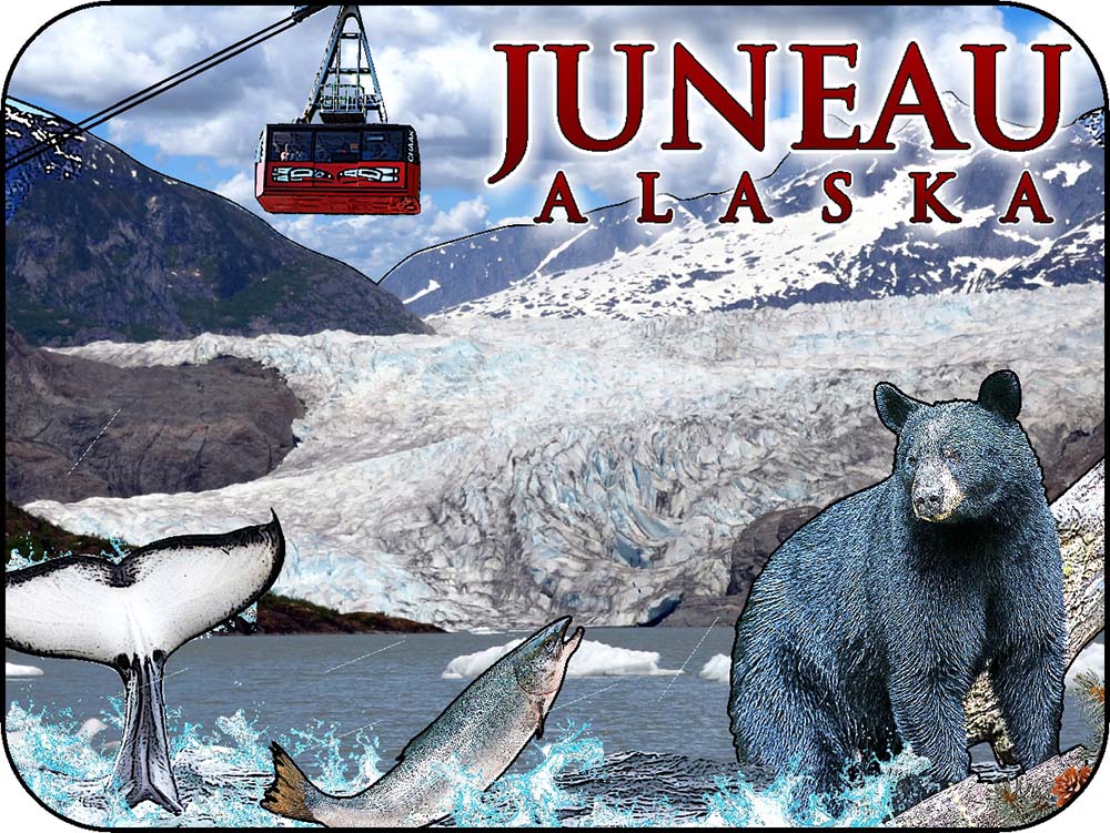 Juneau Alaska Glacier Wildlife & Mt. Roberts Tramway - Mendenhall Photo Real