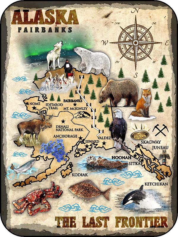 Fairbanks Alaska Destination Map