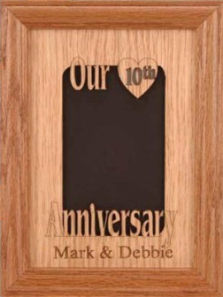 Anniversary 10th (Silver) 5x7