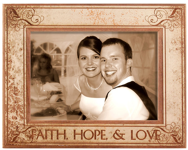 Elegant Faith and Hope Frame