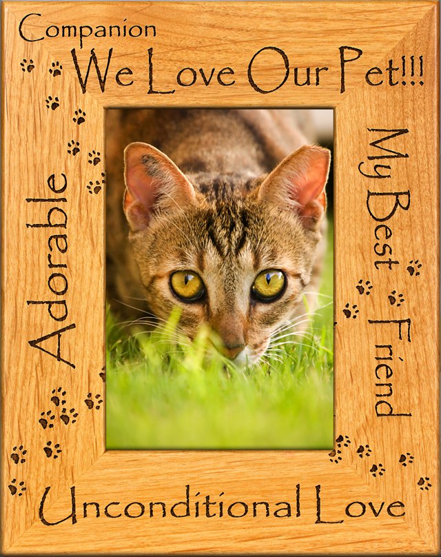 We Heart Our Pet - Picture Frame