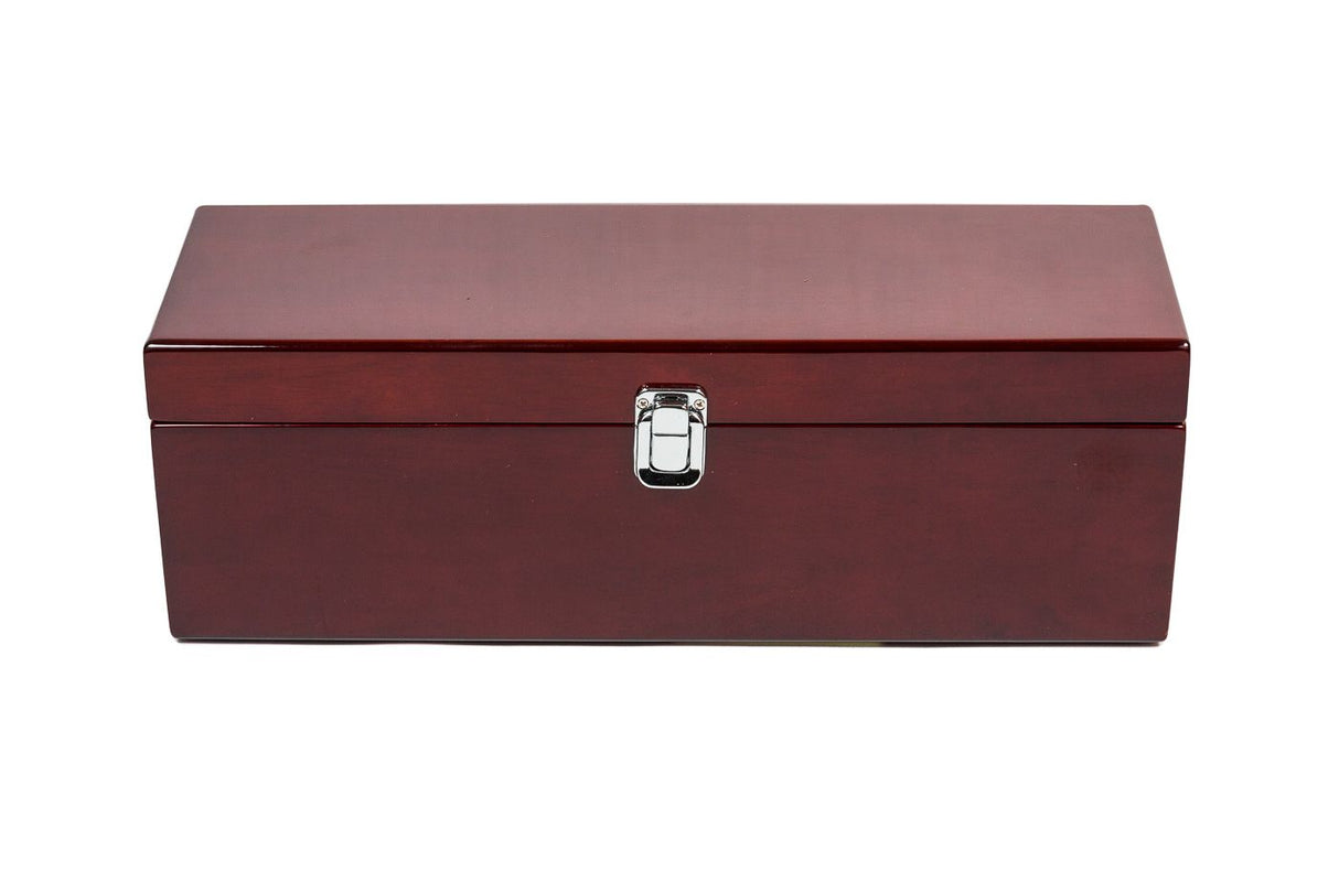 Wine Box Set with Wine Tools - Rosewood Piano Finish - Single